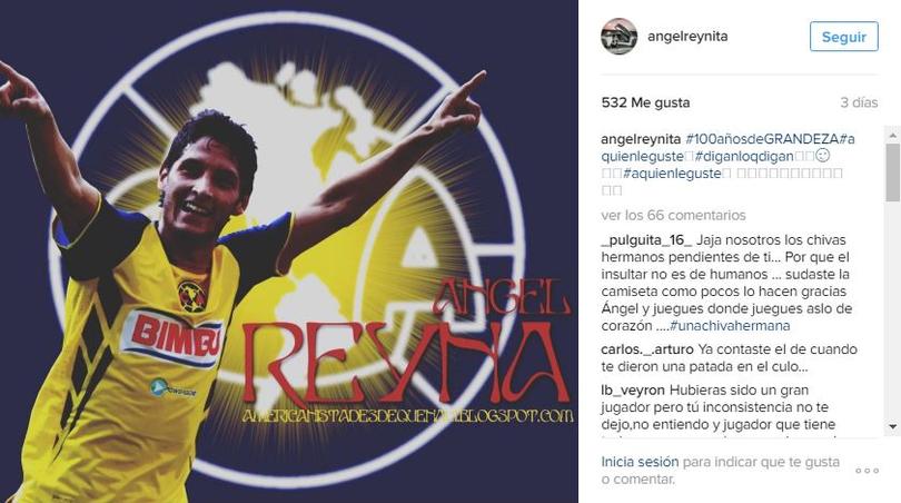 Ángel Reyna tiene un pasado chiva, americanista y rayado. Ángel Reyna tiene un pasado chiva, americanista y rayado.