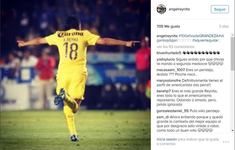Ángel Reyna tiene un pasado chiva, americanista y rayado. Ángel Reyna tiene un pasado chiva, americanista y rayado.