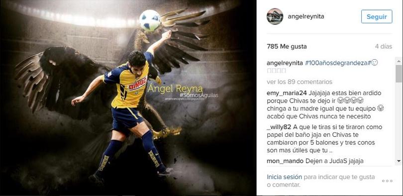 Ángel Reyna tiene un pasado chiva, americanista y rayado. Ángel Reyna tiene un pasado chiva, americanista y rayado.