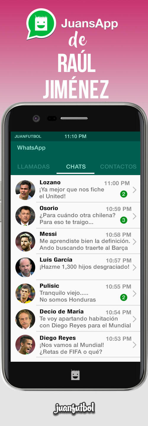 El JuansApp de Raúl Jiménez