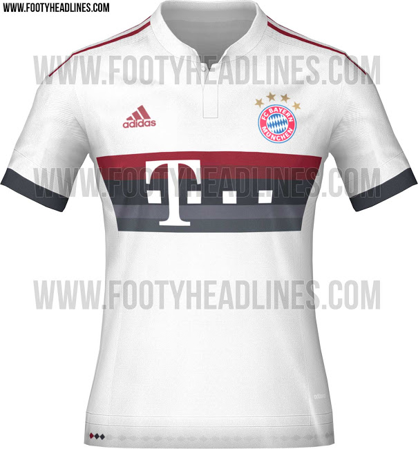 Camisetas del Bayern para la temporada 2015-16