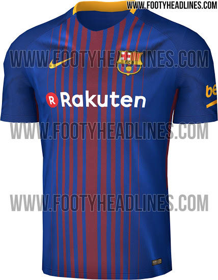playera del barcelona 2017