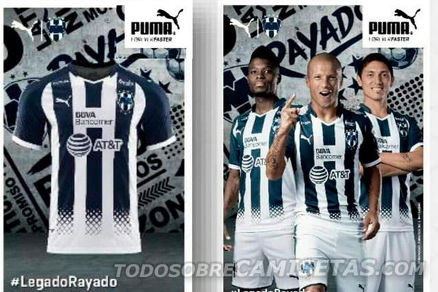 nueva jersey de rayados
