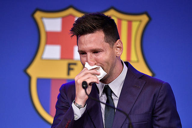 messi se despide del barcelona