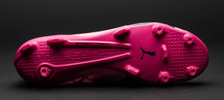 puma evospeed azul y rosa