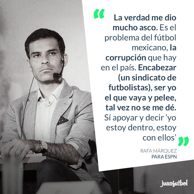 Rafa Márquez tiró duro contra la