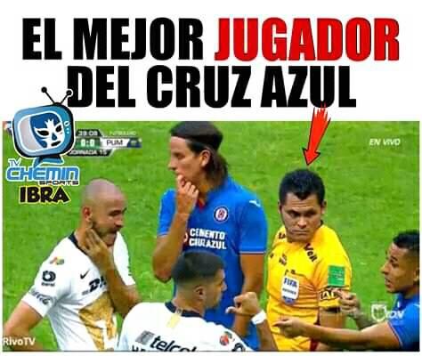 Los mejores memes de la victoria de Cruz Azul sobre Pumas